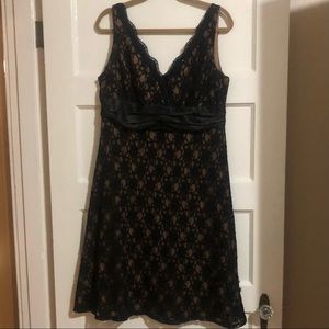 Black Lace Cocktail Dress